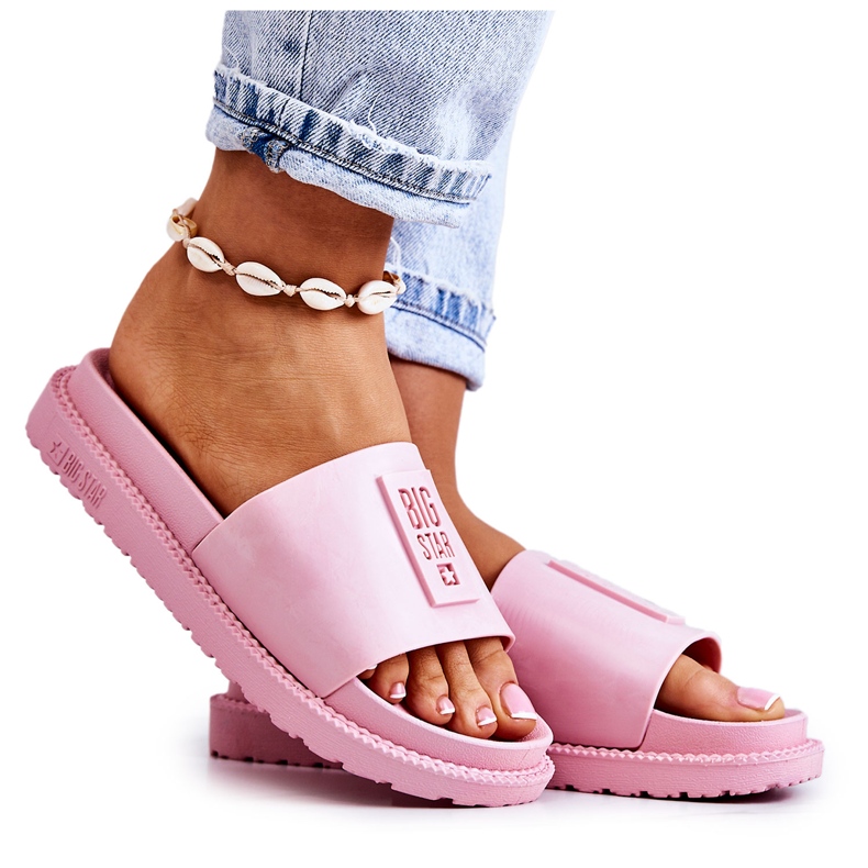 Ženske papuče Big Star JJ274A303 Pink ružičasta