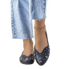 Mornarskoplave balerinke kroja Silke plava