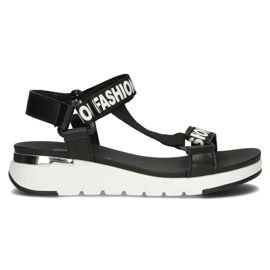 Kožne sandale Filippo DS2169 / 22 Bk crne crna