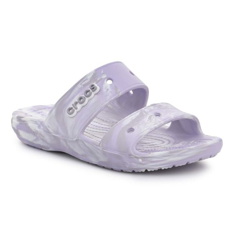 Crocs Classic mramorirane sandale 207701-5PT japanke bijela