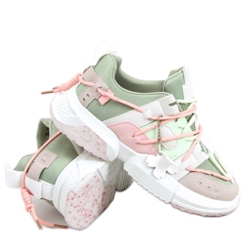 Zeny zelene tenisice višebojan zelena