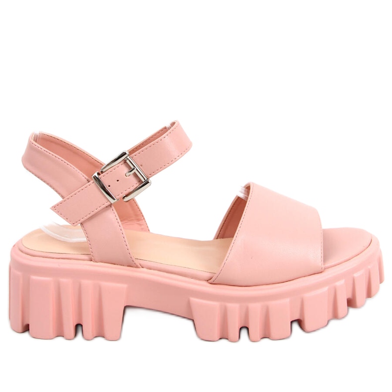 Dianne Pink sandale s visokim potplatom ružičasta