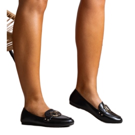 Crne ženske loaferice iz Eleene crna