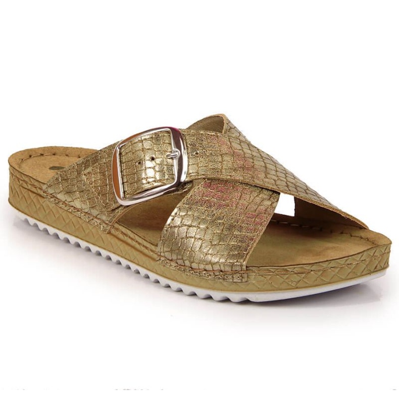 Inblu W ARC17 zlatne papuče u obliku zmije zlatna