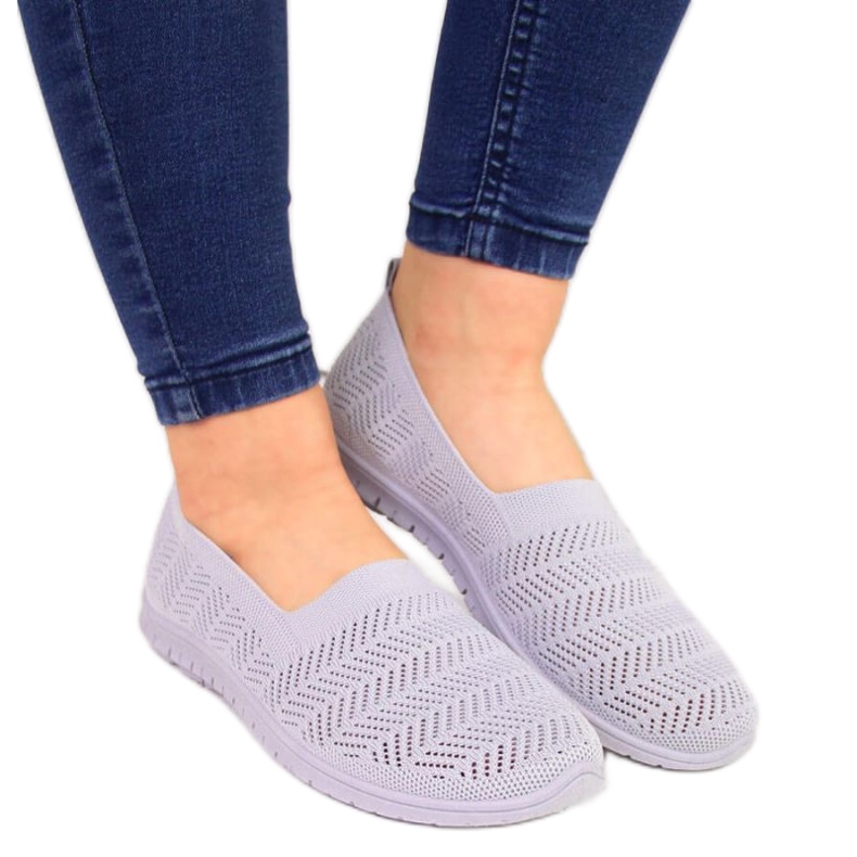 Sive ažurne tenisice slip na Filippo W PAW219C