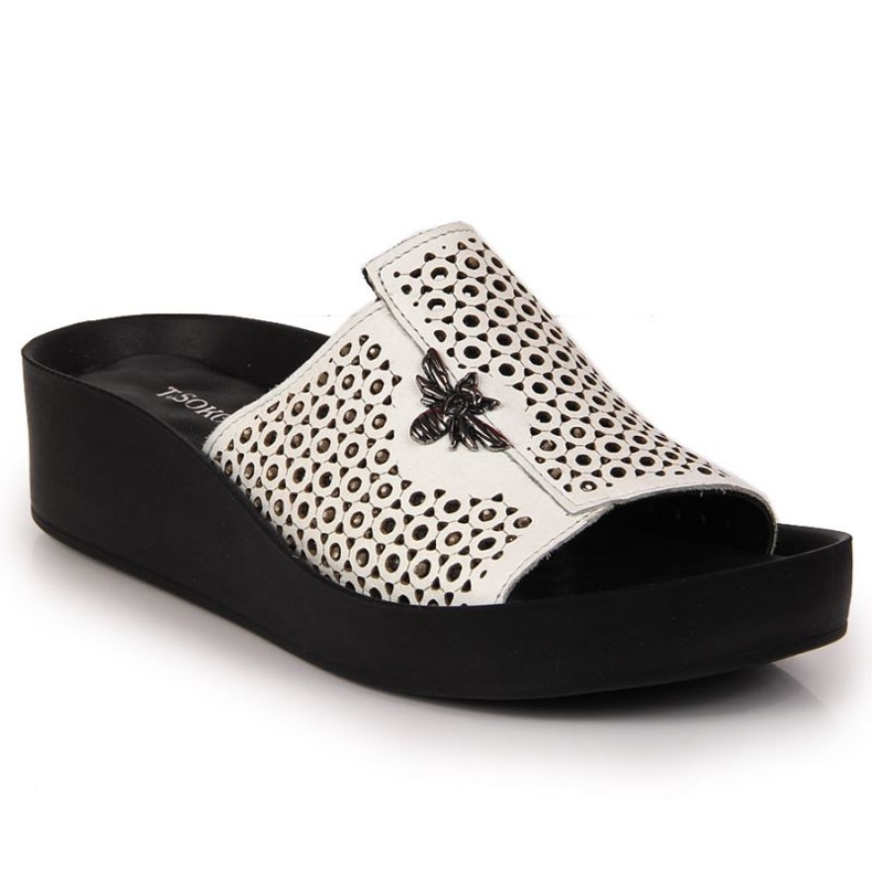 Kožne ažur T.Sokolski W SCA163 bijele papuče bijela