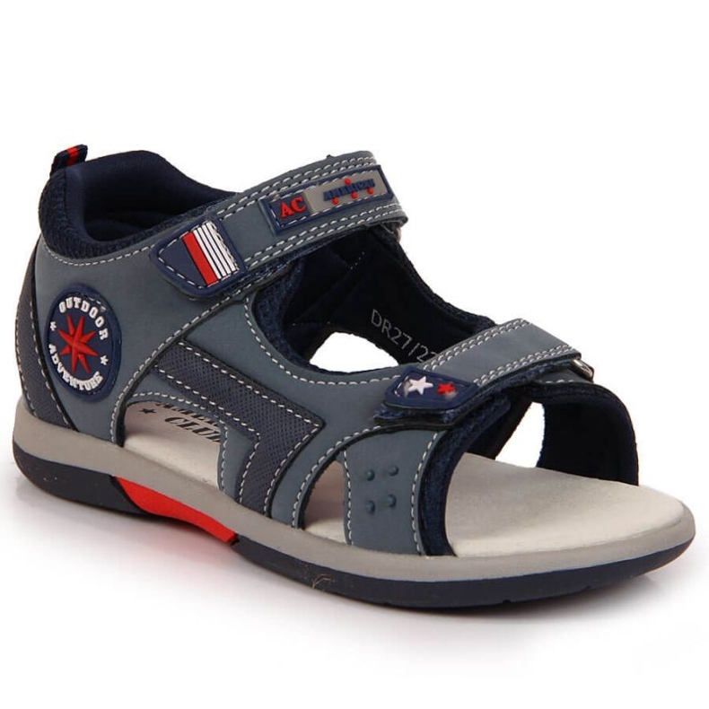 Velcro sandale American Club Jr AM891B tamnoplave mornarsko plava