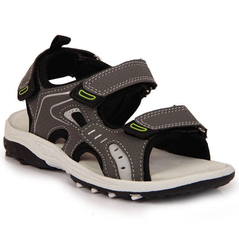 Velcro sandale Amyerican Club Jr. AM893B sive