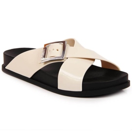 Meliski Zaxy W JJ285057 krem ​​papuče ekru