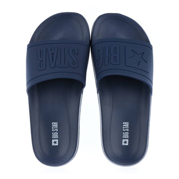 Muške tamnoplave gumene papuče za plažu Big Star DD174688 plava