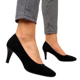 Crne Sergio Leone cipele od antilopa crna