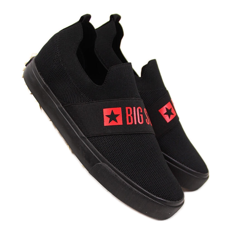 Black Big Star FF274221 ženske slip na crne tenisice crno