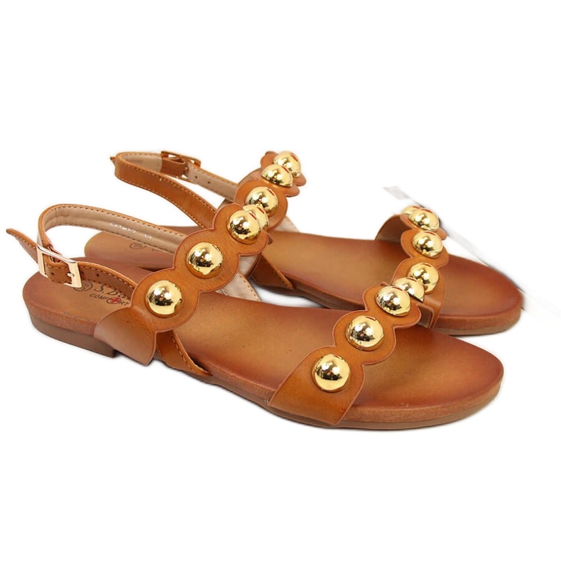 S.Barski Ravne sandale za žene deva S. Barski smeđa