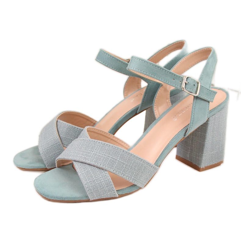 Zelene Vinceza ženske sandale na post zelena