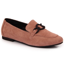 Lordske cipele s lančićem prljavo ružičaste Laura La.Fi ružičasta