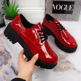 Ženske čizme s platformom crvene Laura La.Fi crvena