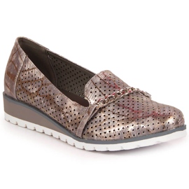 Ženske ažurne cipele s lančićem Lavender Jezzi ljubičasta višebojan