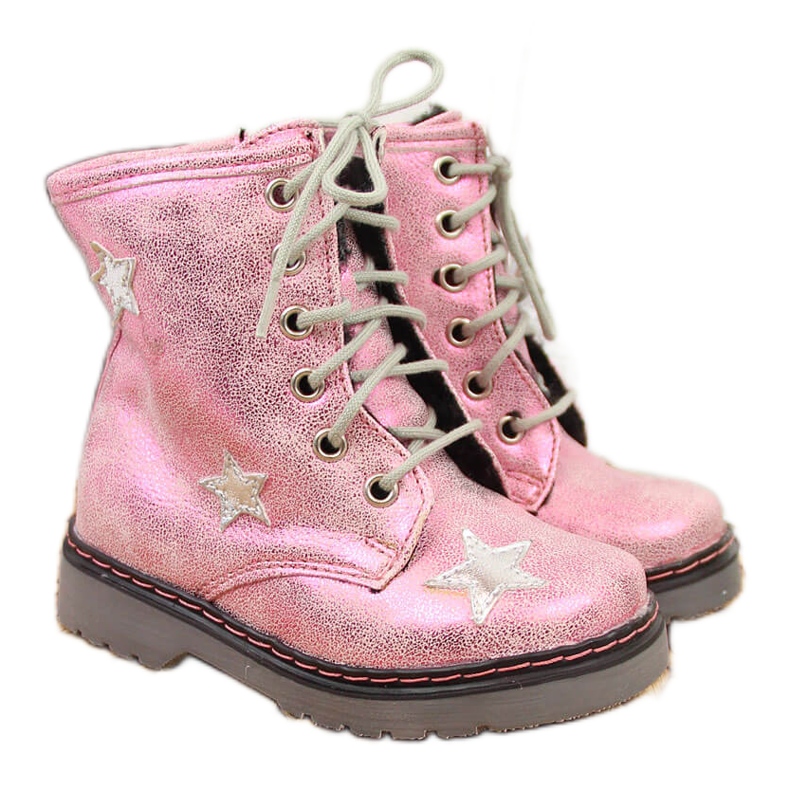 Ružičaste izolirane čizme za djevojčice Kornecki 6216 ružičasta