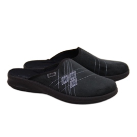 Crne befado muške kućne papuče crna