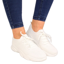 Bijele ženske čarape Filippo sportske cipele bijela