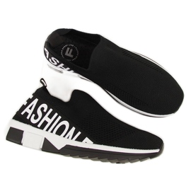 Ženske sportske čarape slip na crne cipele Filippo crna