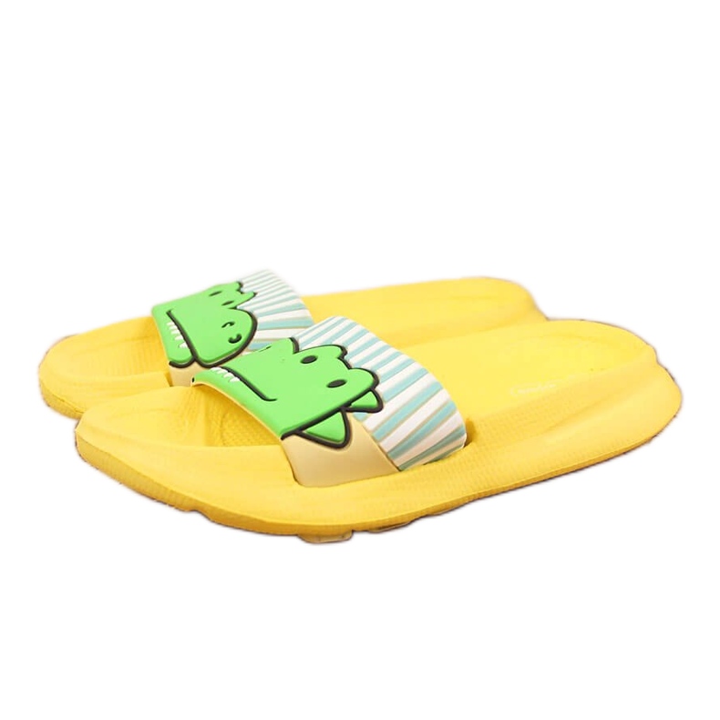 Žute befado pjenaste dječje pjenaste papuče s aligatorom žuta boja