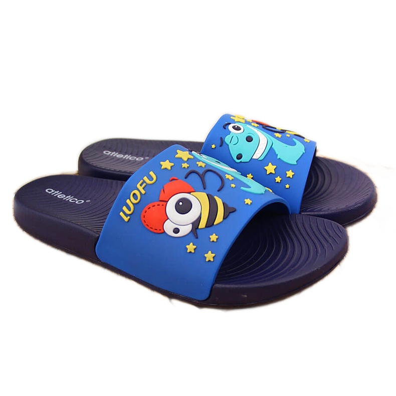 Dječačke papuče za tamnoplavi bazen Atletico mornarsko plava plava