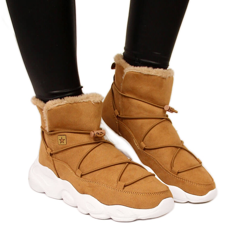 Ženske čizme za snijeg Camel Big Star II274266 smeđa