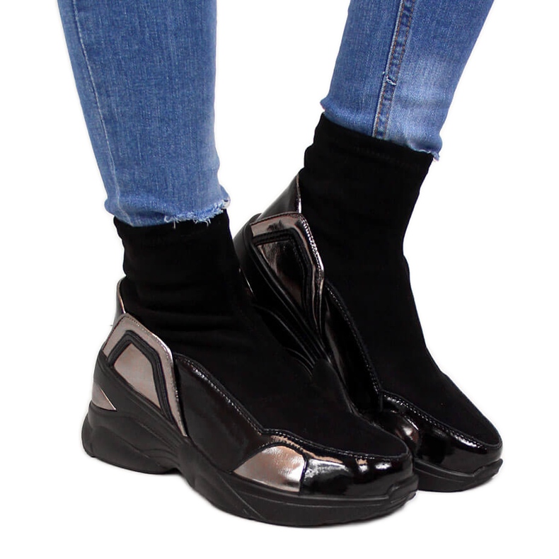 Ženske tenisice, štikle crne T.Sokolski crno