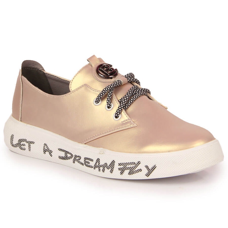 S.Barski Ženski brogovi s biserno ružičastom platformom S. Barski ružičasta