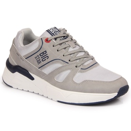 Siva muška ležerna sportska obuća Big Star JJ174276
