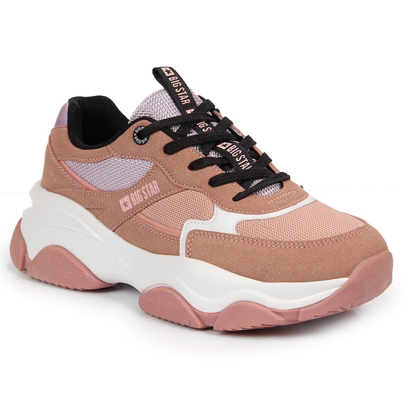 Ženske sportske tenisice roze Big Star JJ274577 ružičasta