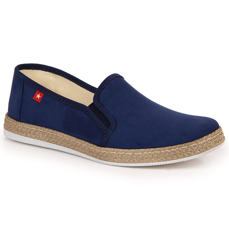 Ženski slip na espadrile tamnoplave Big Star JJ276003 mornarsko plava