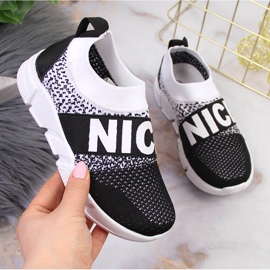 McKeylor dječje slip-on sportske cipele crno/bijelo