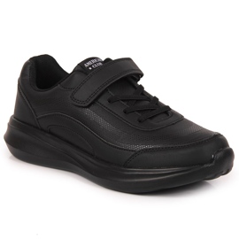 Black American Club Velcro sportske cipele crno