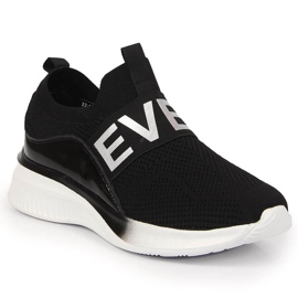 Vinceza Ženske sportske cipele slip na crnu Vincezu crna