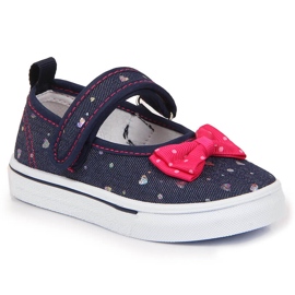 Balerinke za djevojčice s čičkom Atletico tamnoplave tamnoplava