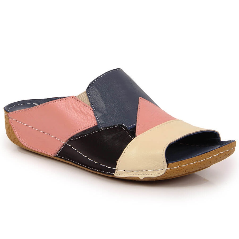 Udobne ženske papuče u boji Artiker kože raznobojna
