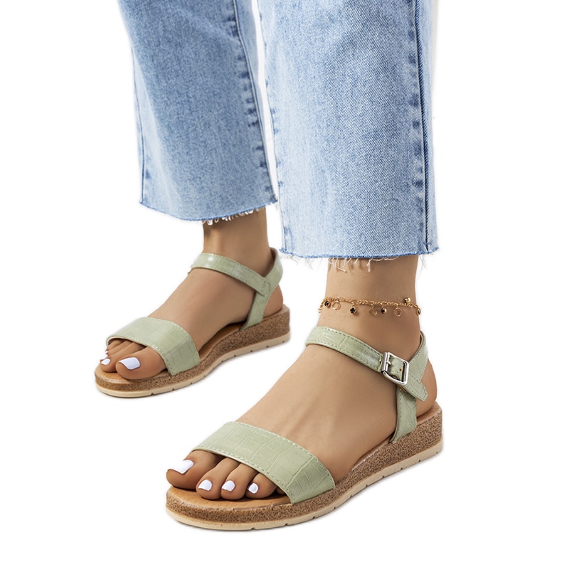 Speier zelene ženske sandale zelena