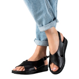 W. Potocki Lagane sandale Potocki crna