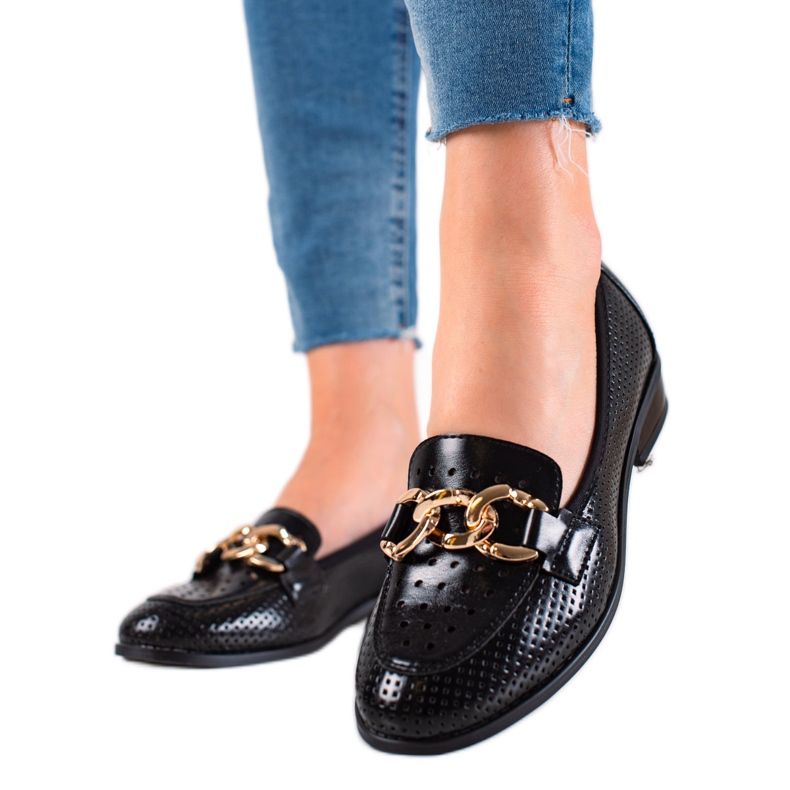 W. Potocki Elegantne Potocki mokasine crno