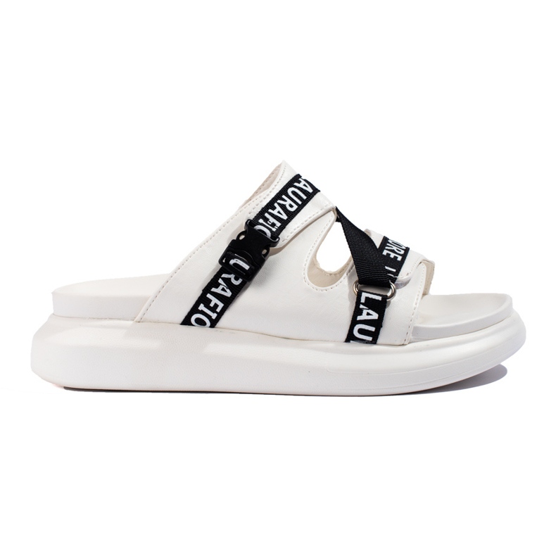 Udobne LA.FI bijele papuče bijela