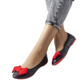 Crne balerinke s Kasslin mašnom crno