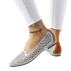 Gray Jarrett ažurne balerine siva