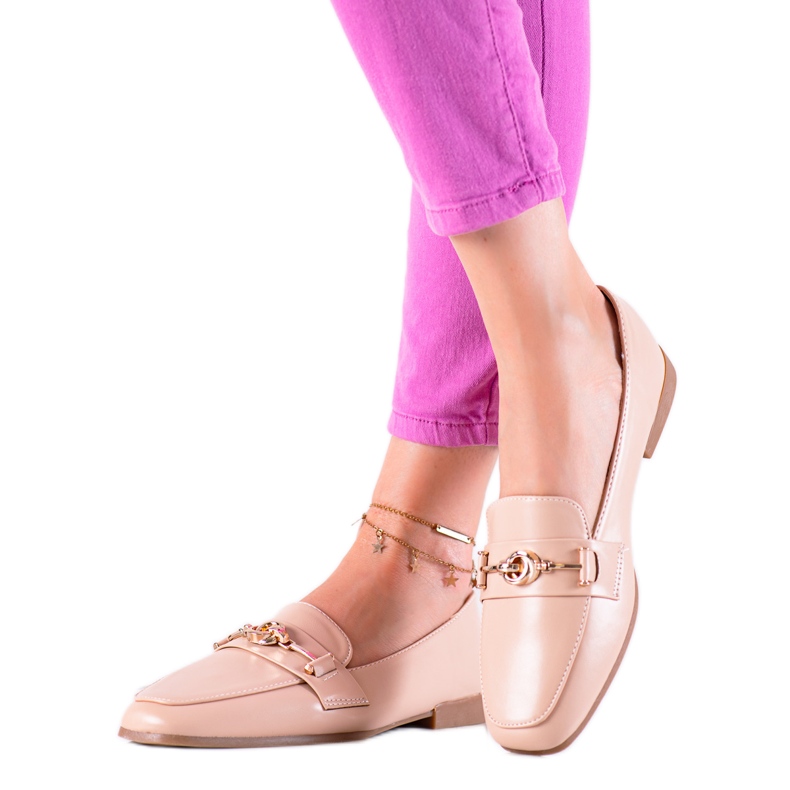 Lovery Elegantne mokasine bež