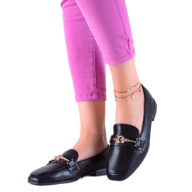 Lovery Elegantne mokasine crna