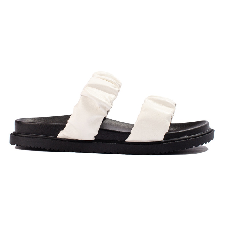 J. Star Bijele papuče s prugama bijela