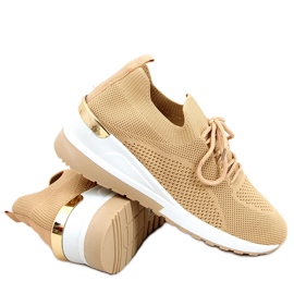 Faggio Khaki čarape bež