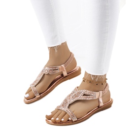 Ružičaste metalik Mikayla sandale ružičasta zlatni