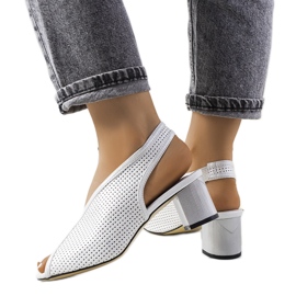 Rush srebrne ažurne sandale srebro